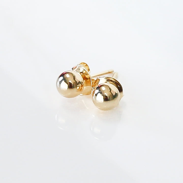 5mm Gold Ball Earrings