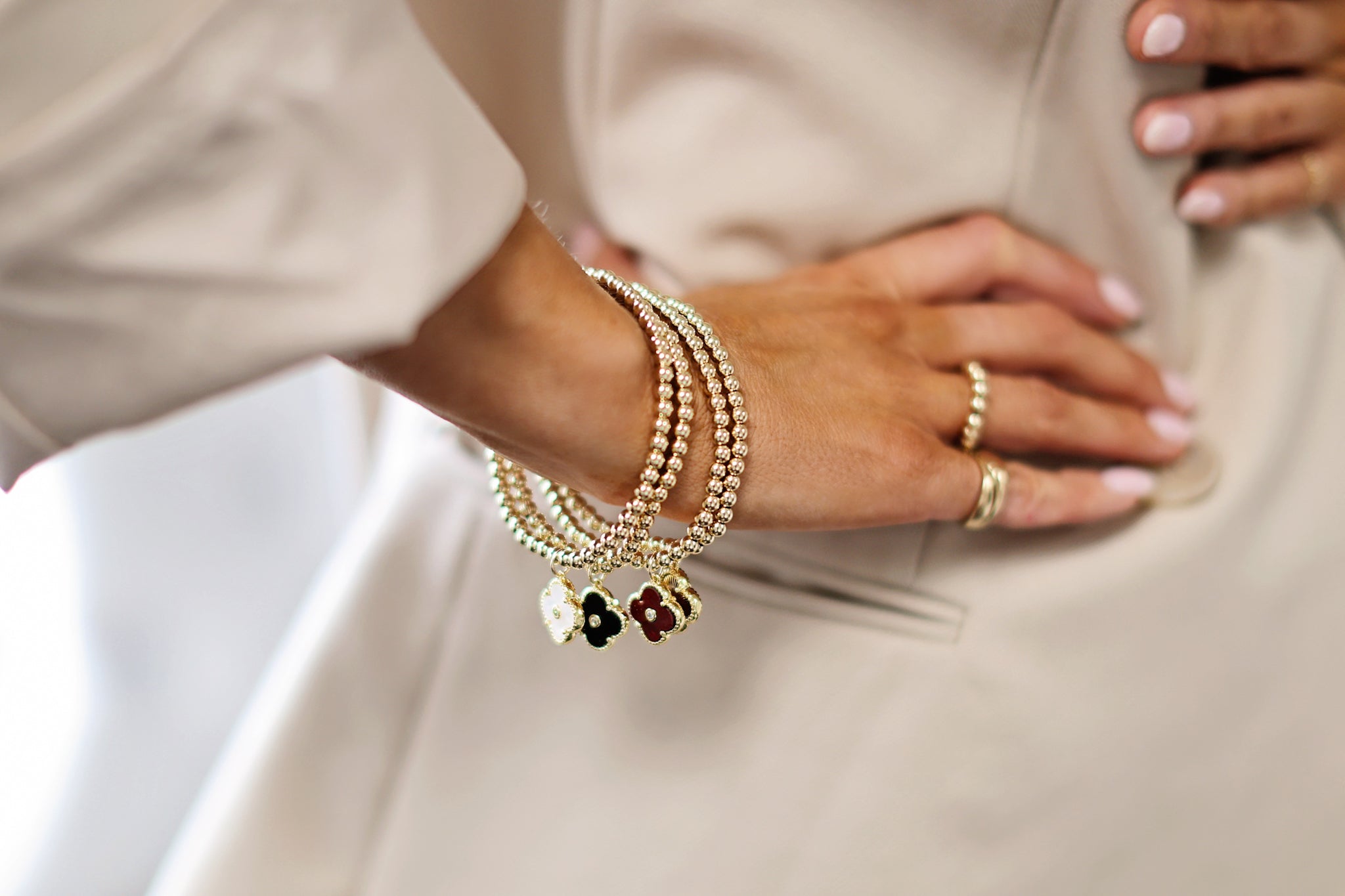 Gold Filled Clover Bracelet