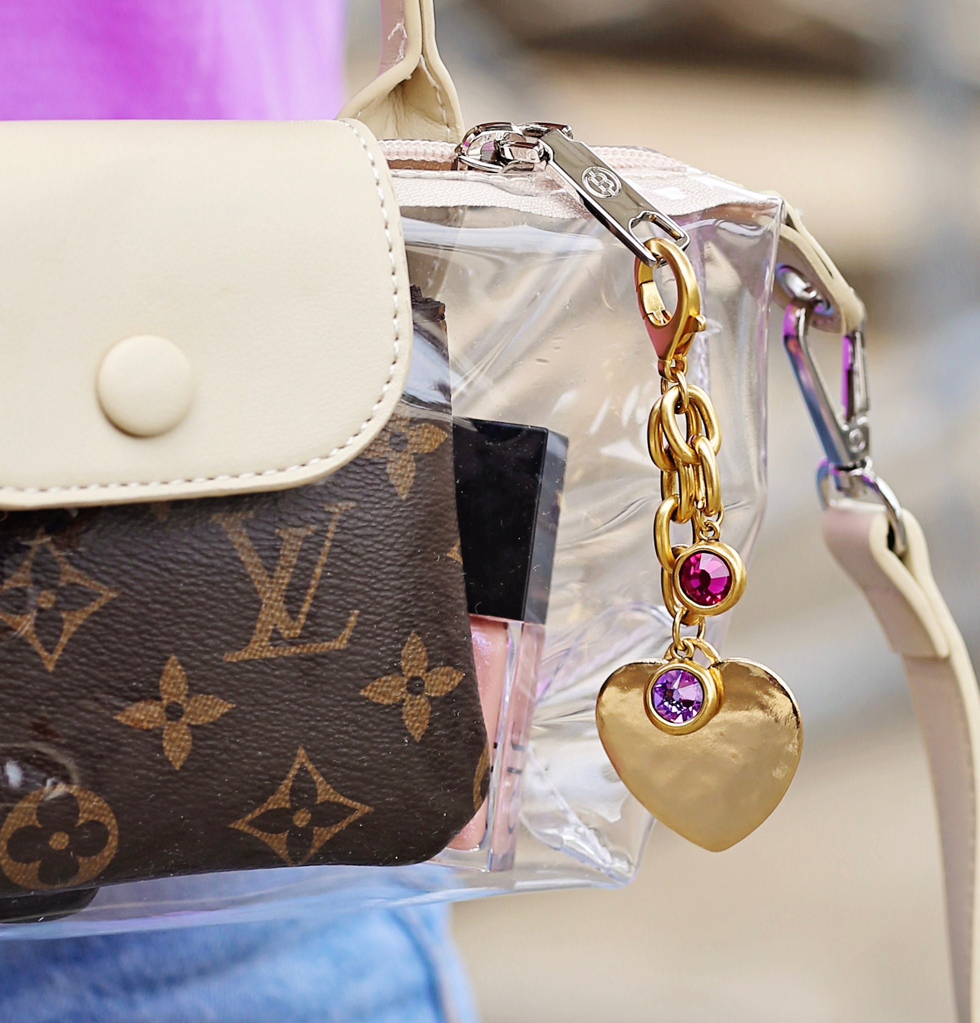Heart Bag Charm