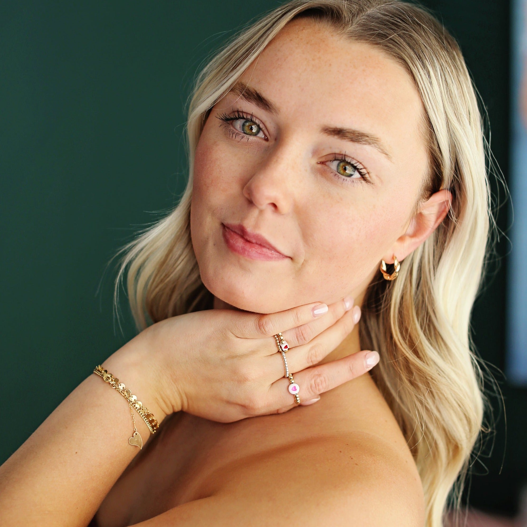 Drew 14k gold filled bracelet