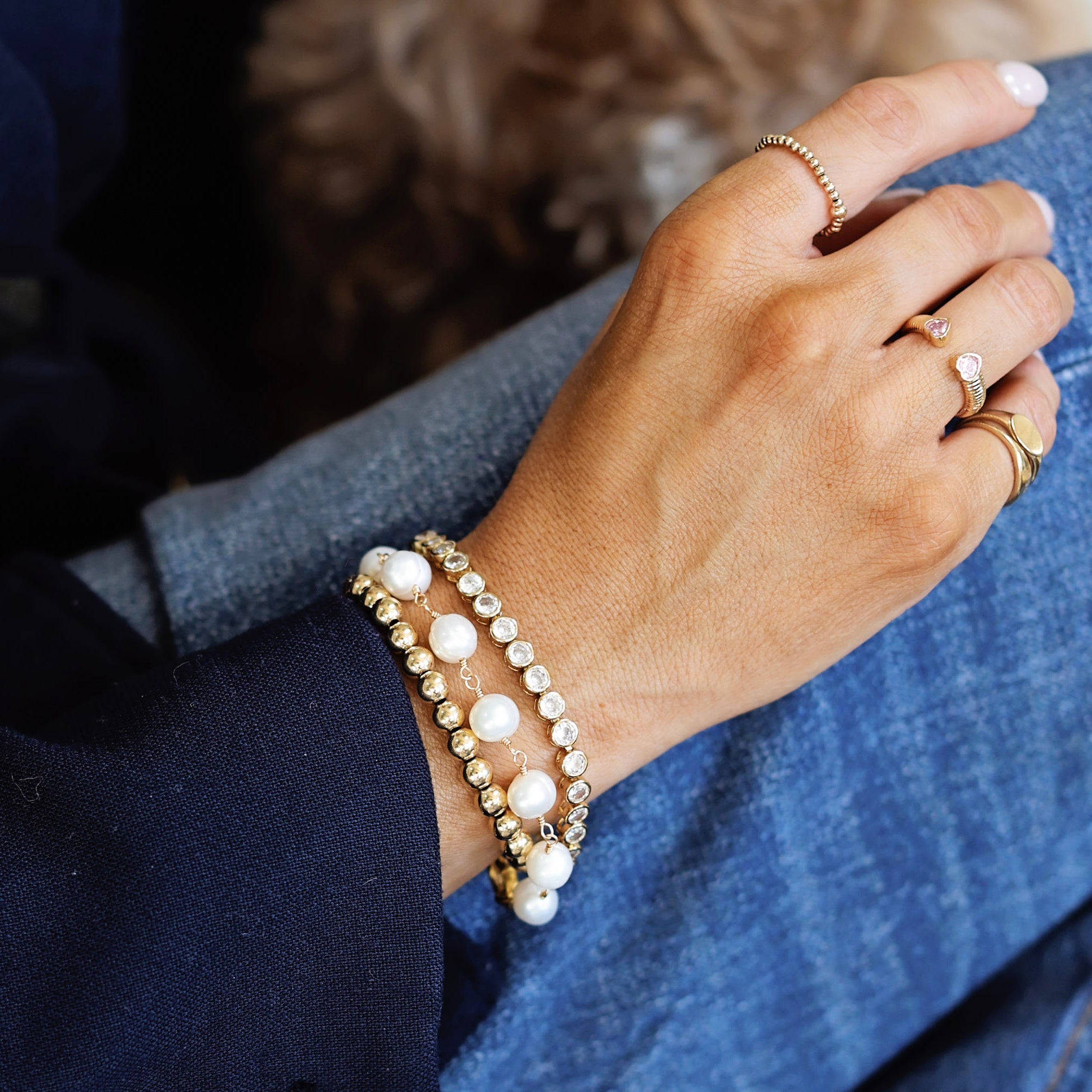 Pearl Bracelet Coastal Jewelry