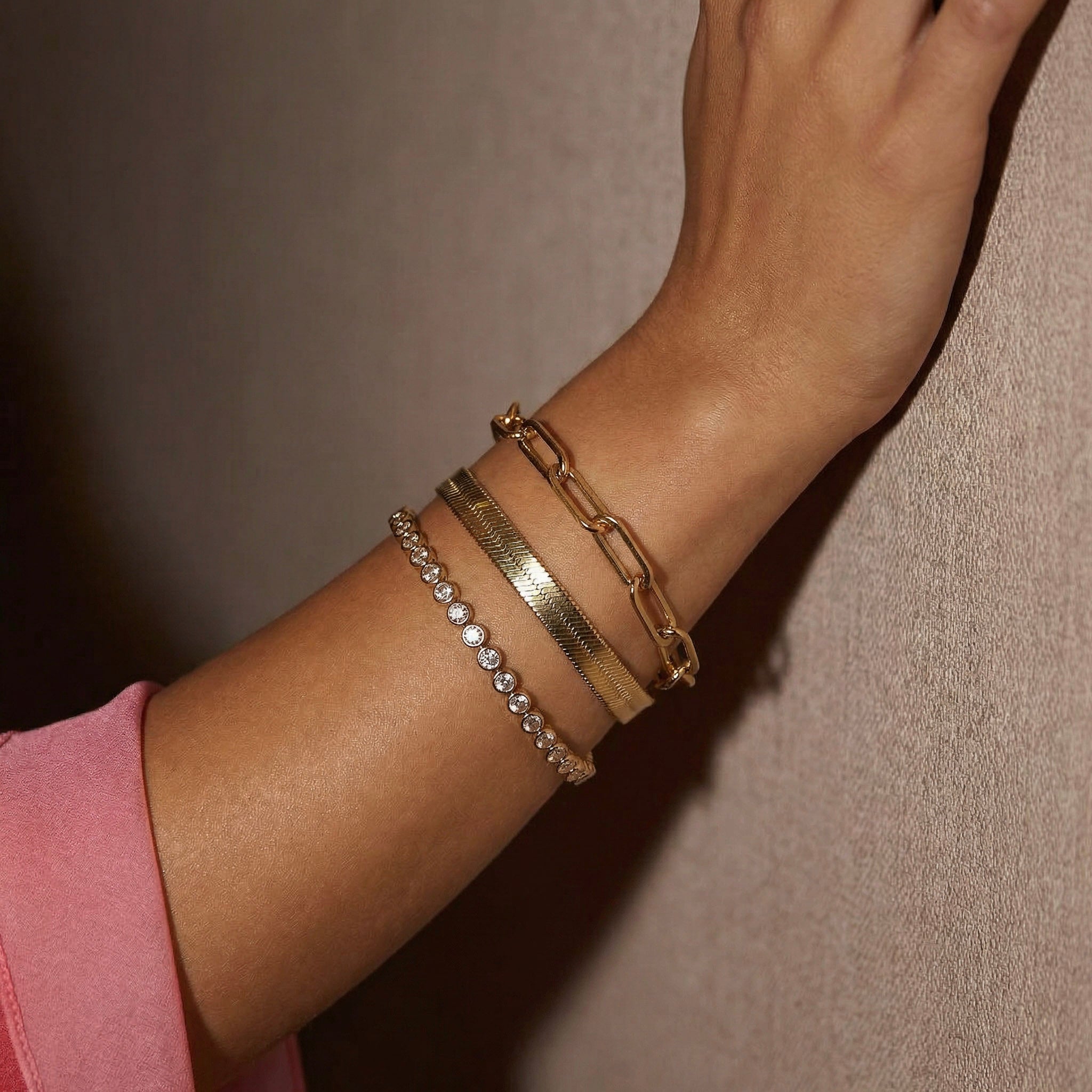 Tennis Bracelet Stack