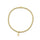 2.5mm Gold Ball Charm Bracelet