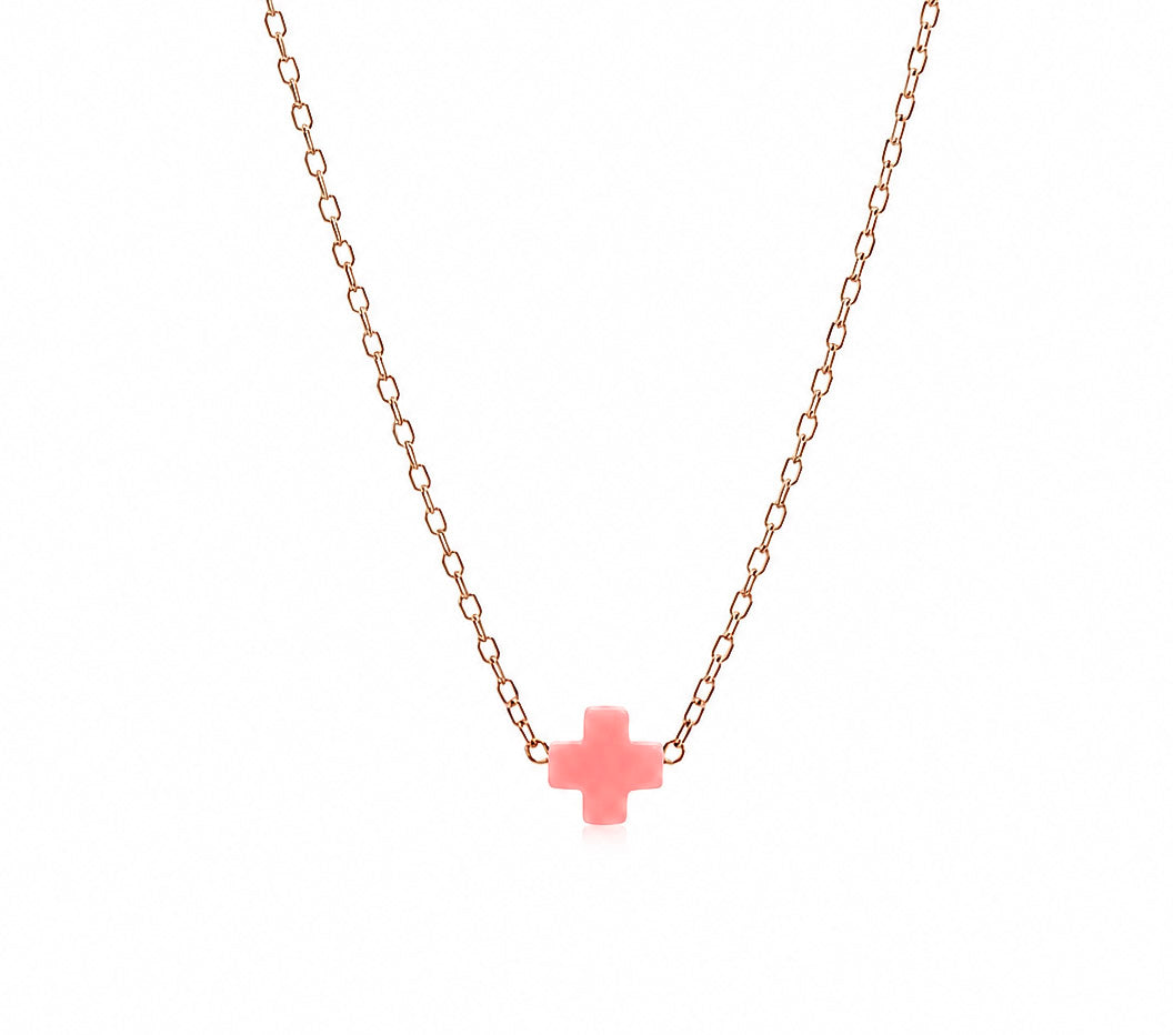 Non Tarnishing gold filled cross necklace