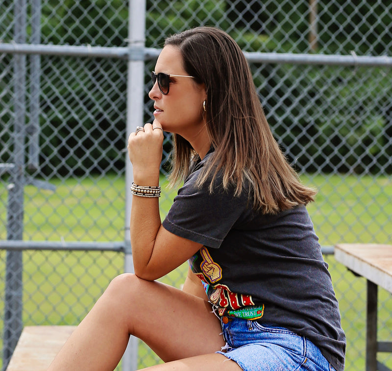 game day jewelry stacks