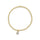 3mm Gold Ball Charm Bracelet