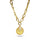 Isla Coin Necklace With Pearl