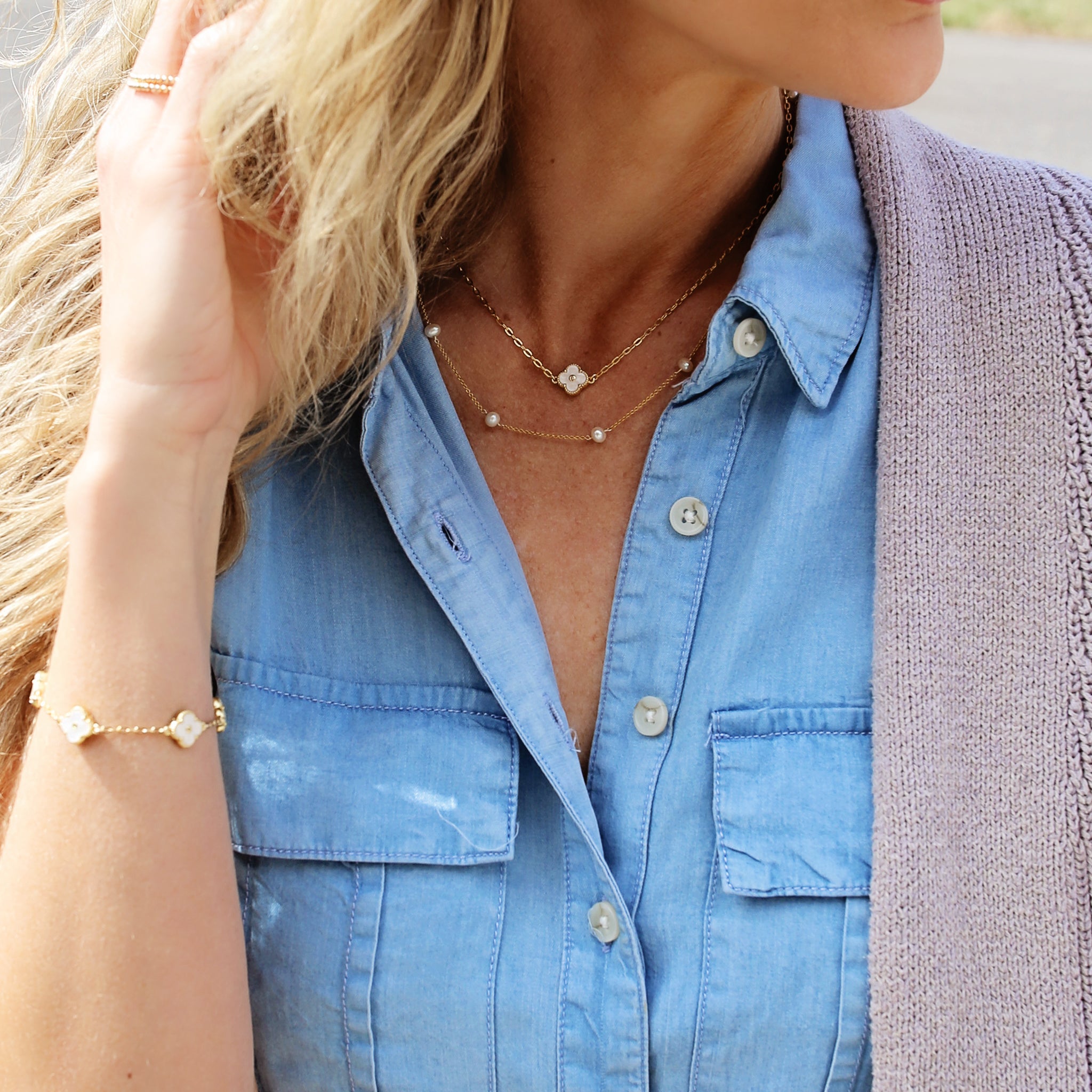 arden clover bracelet – Bowood Lane