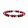 Magenta Tiger Eye Rich Beaded Bracelet