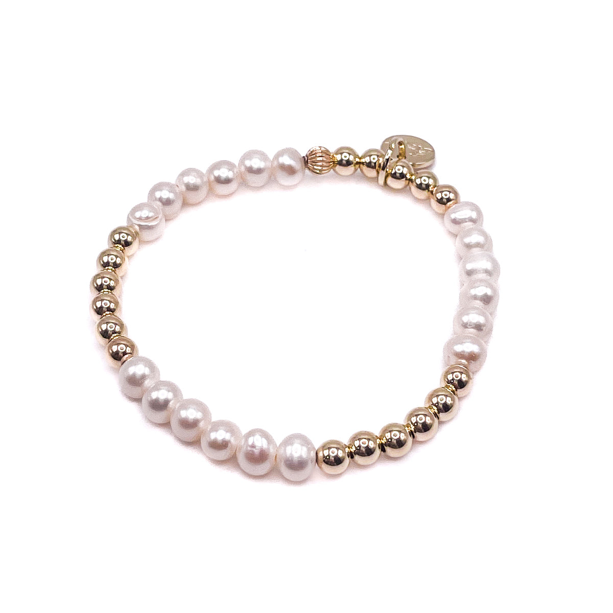 CRAFTDLondon クラフトロンドン CROWN JEWELS PEARL BRACELET Men's Crown Jewels Pearl Bracelet (Silver)