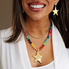 colorful Summer statement necklace