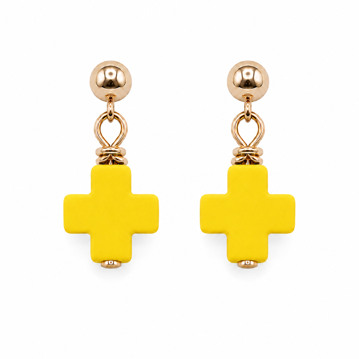 Yellow Game Day Earrings