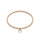 3mm Gold Ball Charm Bracelet